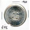 Image 1 : ONE DOLLAR COIN (CANADA) *1964* (SILVER)