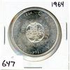 Image 1 : ONE DOLLAR COIN (CANADA) *1964* (SILVER)