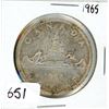 Image 1 : ONE DOLLAR COIN (CANADA) *1965* (SILVER)