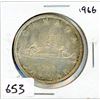 Image 1 : ONE DOLLAR COIN (CANADA) *1966* (SILVER)