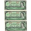 Image 1 : LOT OF 3 CENTENNIAL ONE DOLLAR BILLS (CANADA) *1867-1967*