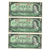 Image 1 : LOT OF 3 CENTENNIAL ONE DOLLAR BILLS (CANADA) *1867-1967*