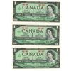 Image 1 : LOT OF 3 CENTENNIAL ONE DOLLAR BILLS (CANADA) *1867-1967*