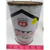 Image 2 : LOT OF 4 OIL CANS (CONOCO SUPER MOTOR OIL-FULL, QUAKER STATE SUPER BLEND-FULL, DURAFILM-LEAKING BUT 