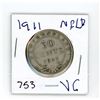 Image 1 : FIFTY CENT COIN (CANADA) *1911* (NEWFOUNDLAND) *SILVER*