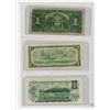 Image 2 : LOT OF 3 ONE DOLLAR BILLS ( CANADA) *1937, 1954, 1973-REPLACEMENT)