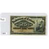 Image 1 : SHINPLASTER (25 CENT BILL) *CANADA* (1900)