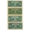 Image 2 : LOT OF 4 1937 $1 NOTES (ALL COYNE-TOWERS SIGNATURES)