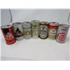 Image 1 : LOT OF 8 VINTAGE BEER CANS (CLUB, OLYMPIA, BLATZ, COORS, COLA, METBRAU, HEIDELBERG)