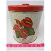 Image 4 : LOT OF 3 FLOWERED CANISTERS