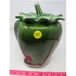 GREEN PEPPER COOKIE JAR (McCOY POTTERY)