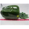 Image 2 : GREEN PEPPER COOKIE JAR (McCOY POTTERY)