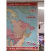 Image 2 : MAP OF CANADA (BY NIELSONS) * 40" X 58"*