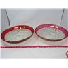 Image 1 : LOT OF 2 GLASS INDIANA BOWLS