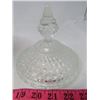 Image 4 : GLASS INDIANA CANDY HOLDER WITH LID