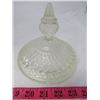 Image 3 : GLASS INDIANA CANDY HOLDER WITH LID