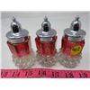 Image 1 : LOT OF 3 INDIANA GLASS SALT AND PEPPER SHAKERS