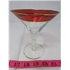 Image 5 : LOT OF 5 INDIANA GLASS MARTINI CUPS