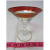 Image 6 : LOT OF 5 INDIANA GLASS MARTINI CUPS