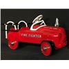 Image 4 : MURRAY "SAD FACE" LADDER FIRE TRUCK, LATE 1940'S, RARE CHAIN DRIVE VERSION, RESTORED WITH AUTHENTIC