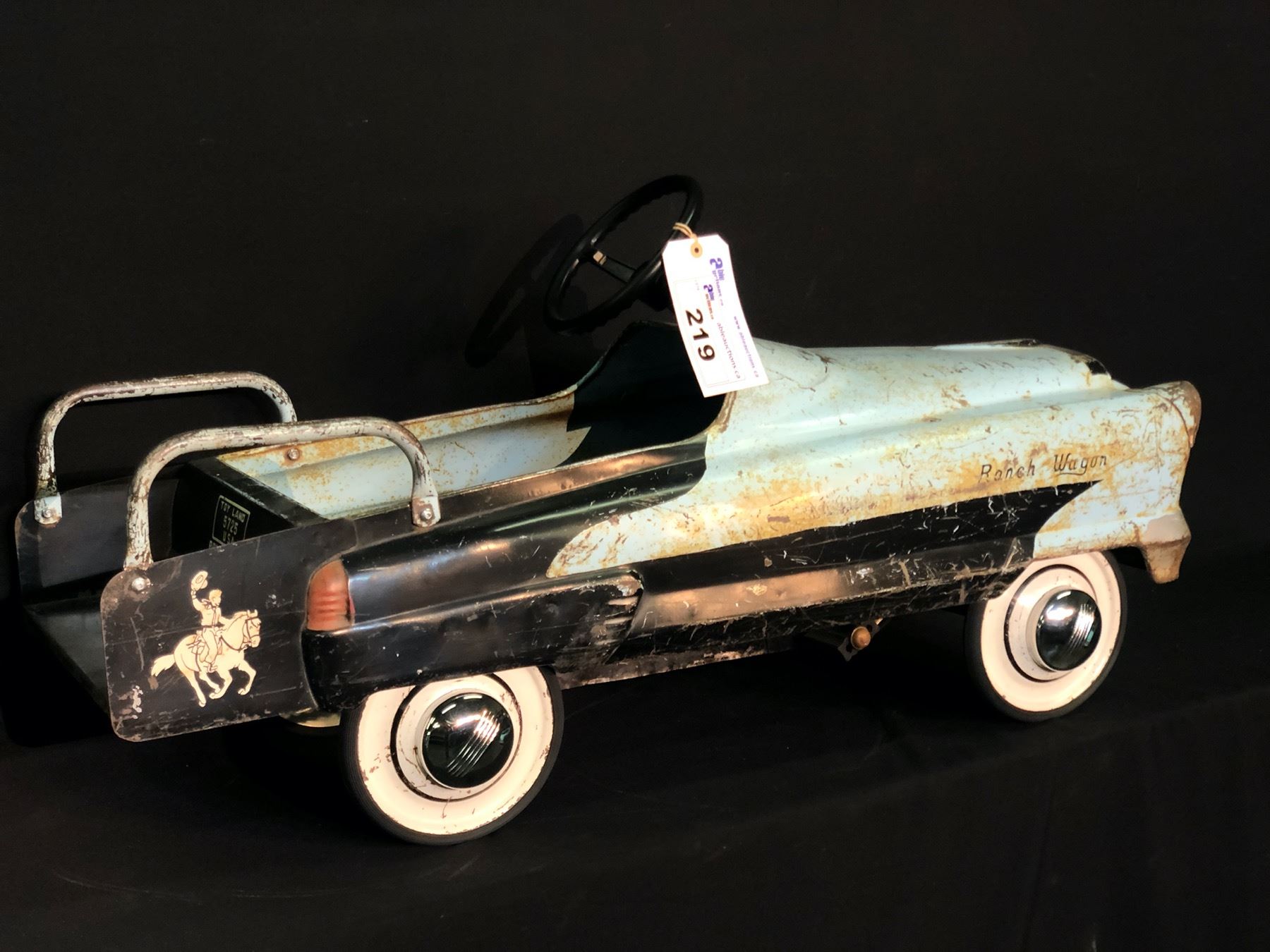 GARTON "RANCH WAGON" VERY RARE CHAIN DRIVE PEDAL CAR, Able Auctions