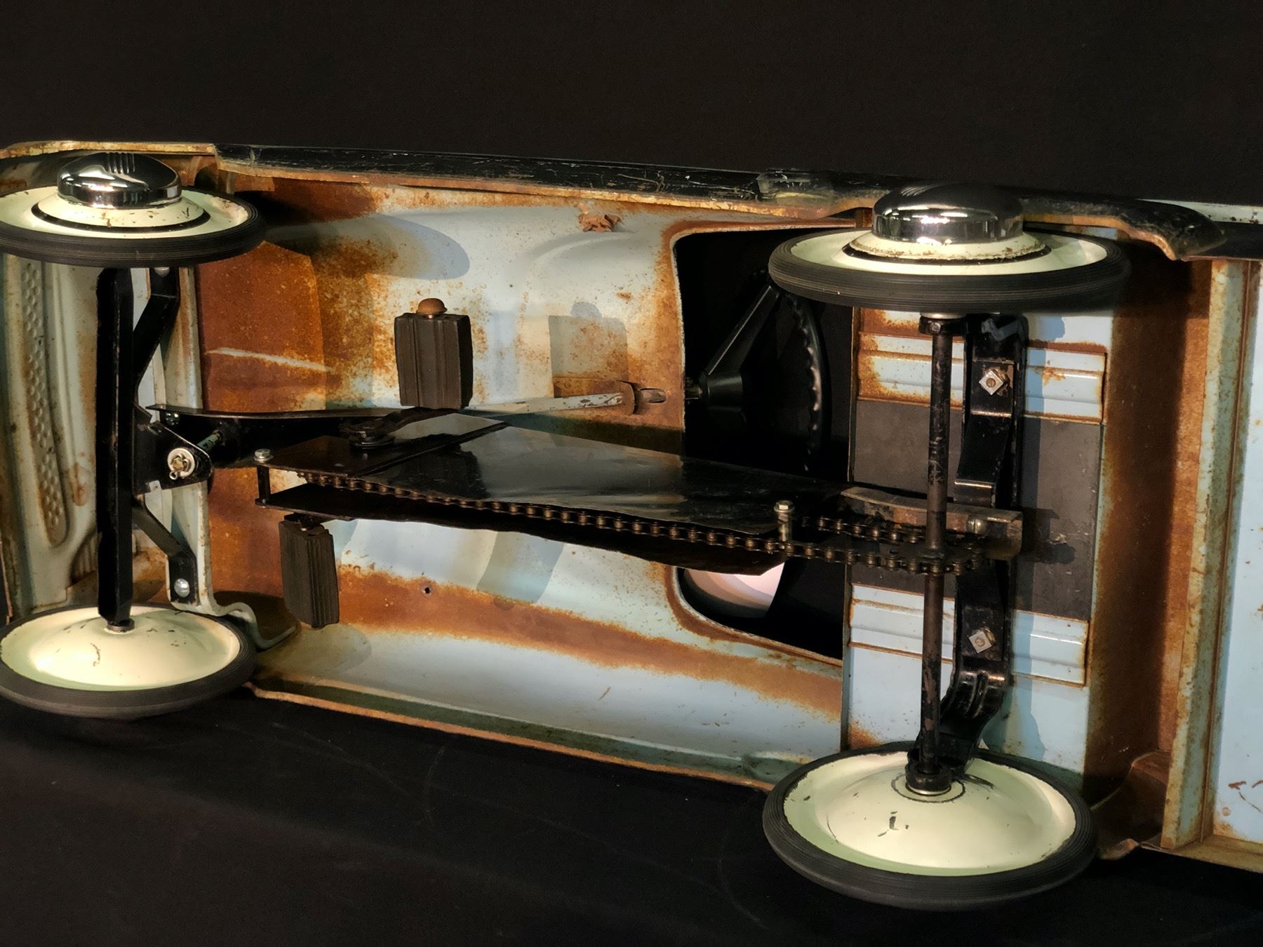 GARTON "RANCH WAGON" VERY RARE CHAIN DRIVE PEDAL CAR, Able Auctions