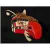 Image 1 : HAMATSA HAND CARVED AND PAINTED HEADDRESS FROM ALERT BAY, BC, WITH ARTICULATING BEAK AND CEDAR BARK