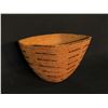 Image 2 : THOMPSON RIVER LINEAR PATTERN HAND WOVEN BURDEN BASKET, 8.5" X 11" X 15"