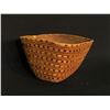 Image 2 : HAND WOVEN BURDEN BASKET FROM LYTTON, BC, WITH BANDING RED AND BLACK