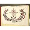 Image 1 : KWAKWAKA'WAKW NATION HAND PAINTED POTLATCH DANCE SCREEN  80" X 54" H