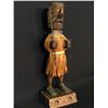 Image 2 : HOWARD AMBROSE, NOOTKA/NUU-CHAH-NULTH HAND CARVED AND PAINTED WARRIOR STATUE WITH CEDAR BARK