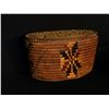 Image 3 : UPPER FRASER VALLEY FIRST NATION, OVAL STAR PATTERN LIDDED BASKET, 13.5" X 8" X 7.5"