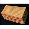 Image 4 : MT. CURRIE NATIVE RECTANGLE BASKET WITH OPEN BEADED IMBRICATION, 14.5" LONG X 8.5" TALL X 6" TALL