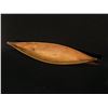 Image 3 : HAND CARVED TLINGIT WOODEN MODEL CANOE, 15 1/4" LONG