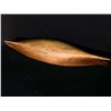 Image 4 : HAND CARVED TLINGIT WOODEN MODEL CANOE, 15 1/4" LONG