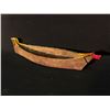 Image 2 : HAND CARVED AND PAINTED NUU-CHAH-NULTH WOODEN MODEL CANOE, 17.5" LONG