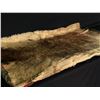 Image 2 : NATIVE HANDMADE ANIMAL HIDE RUG, C. PRE-1900S, 58" SQUARE