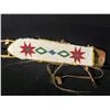 Image 8 : "PIONEER" BY WADE & BUTCHER HUNTING KNIFE WITH NATIVE BEADED LEATHER SHEATH, 10.5" FROM BUTT OF