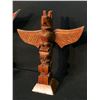 Image 2 : COLLECTION OF 4 ARTIST SIGNED NATIVE TOTEM POLES, BY SYLVIA ANDERSON, BARBARA FOLEY, PHILIP NELSON,