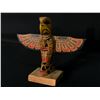 Image 8 : COLLECTION OF 4 ARTIST SIGNED NATIVE TOTEM POLES, BY SYLVIA ANDERSON, BARBARA FOLEY, PHILIP NELSON,
