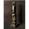 Image 3 : COLLECTION OF 4 HAND CARVED NATIVE COMMERCE POLES, 6.5"-12.5" TALL