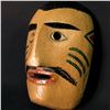 Image 2 : ATLIN KWAKWAKA'WAKW NATIVE PORTRAIT MASK, 13.5" TALL