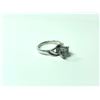 Image 2 : 14K LADIES ENGAGEMENT RING, SET WITH BCD