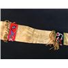 Image 3 : TLINGIT NATIVE BEADED SCABBARD RIFLE BAG, APPROX. 45" LONG