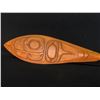 Image 2 : TLINGIT NATIVE CARVED DECORATIVE DANCE PADDLE, 32.5" LONG