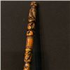 Image 2 : CARVED TRIBAL CANE, 46" LONG