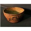 Image 2 : FRASER RIVER NATIVE HAND WOVEN OPEN BASKETRY BOWL, 8.5" ACROSS
