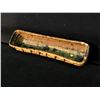Image 3 : FRASER RIVER NATIVE HAND WOVEN QUILL TRAY BASKET, ZIG ZAG DESIGN, 10.5" LONG
