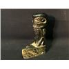 Image 2 : HAND CARVED STEATITE BEAR CARVING, NORTHWEST COAST, 8" TALL