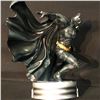 Image 3 : BATMAN THE DARK KNIGHT FIGURINE ON BAT SIGNAL BASE, 14" TALL